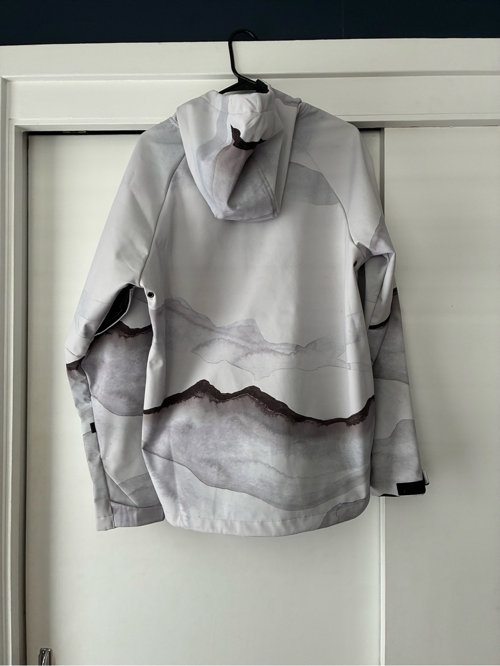 686 Men’s Waterproof Snowboard Pullover Anorak Jacket Size S White Camo - Picture 4 of 16